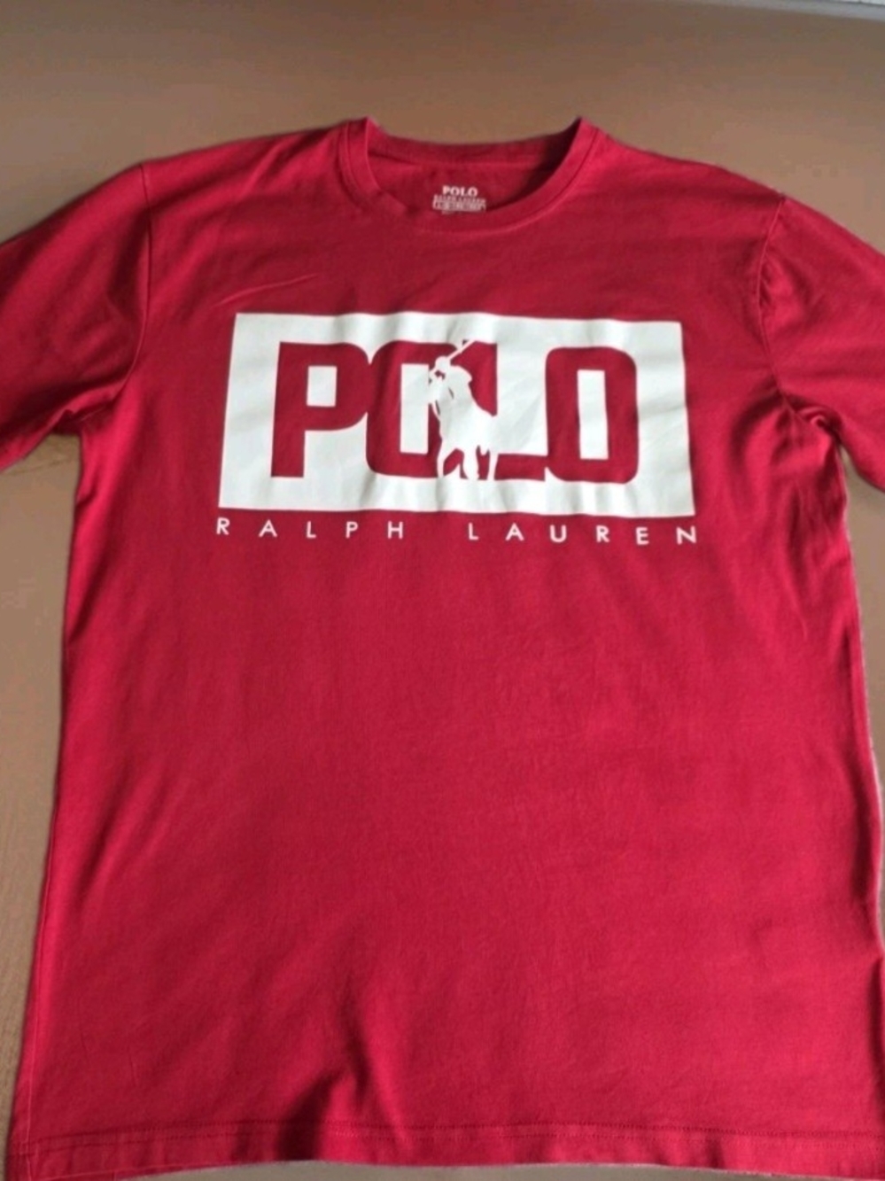 Polo by Ralph Lauren Kids' Beige Logo Crewneck T-Shirt - Picture 11 of 13